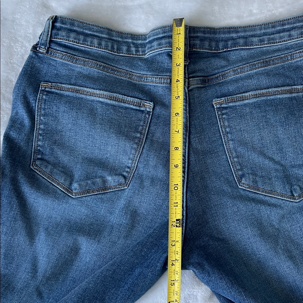 Arizona Women’s Stylish Blue Distressed Jeans Hi-Rise Skinny - 17 - Picture 9 of 12